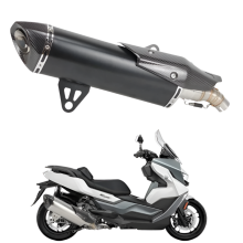 High-Performance Slip-On Exhaust Muffler with DB Killer for BMW C400GT/C400X (2018-2020) - Laser Engraved
