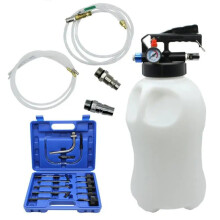 10L Pneumatic Transmission Oil Filling & Extraction Tool Kit with 13-Piece ATF Adapter Set