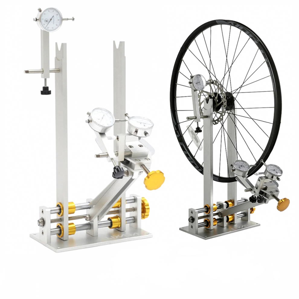 Precision Bike Wheel Truing Stand - Mtb & Road Bike Rim Repair Tool For Accurate Wheel Calibration 744110766912