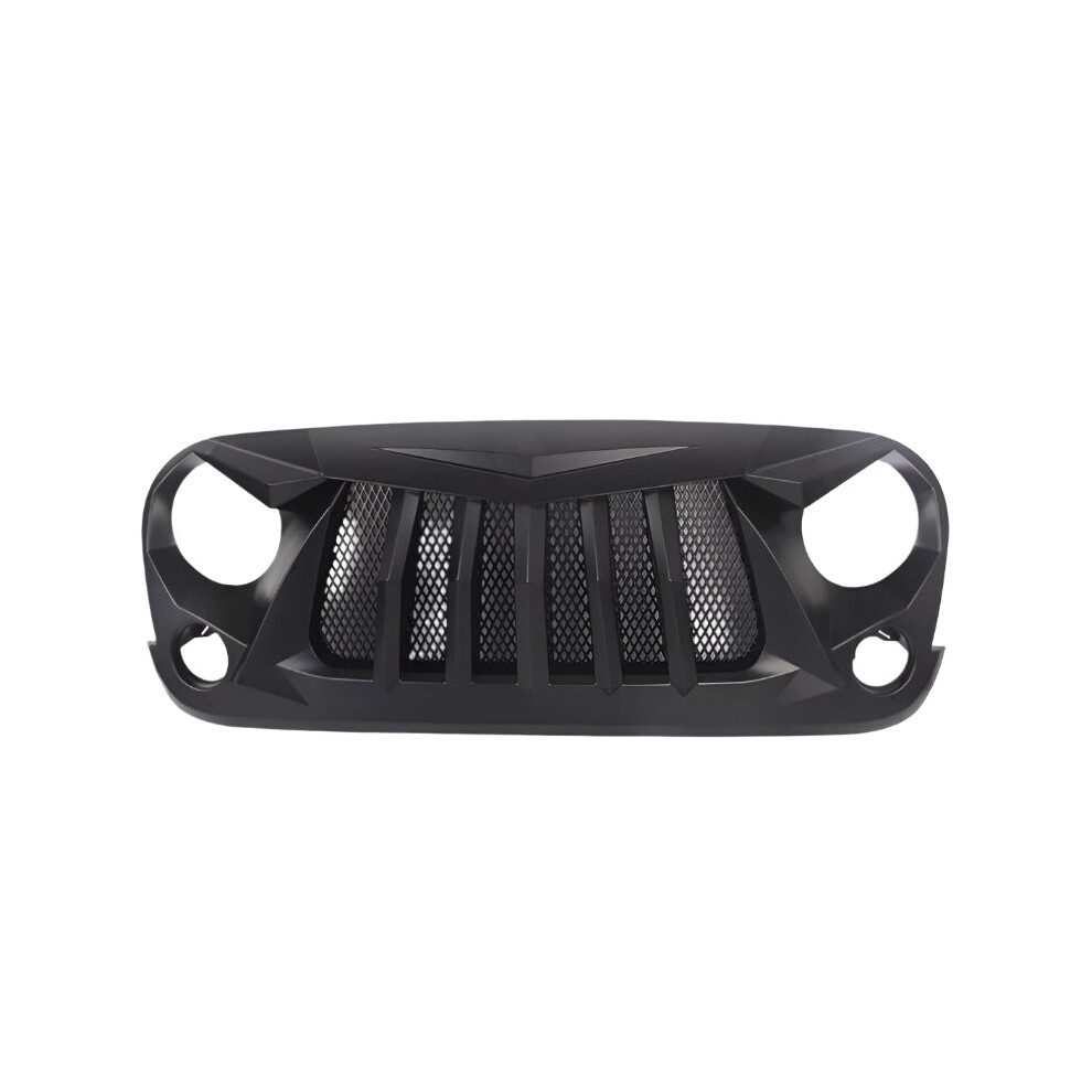 Abs Jeep Wrangler Jk Grille By Lantsun Black 313097635650