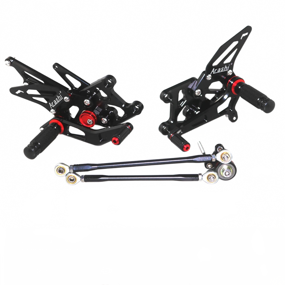 Aluminum Cnc Rearset Foot Pegs For Honda Cbr600rr (2007-2019) - Premium Motorcycle Modification 705353317477