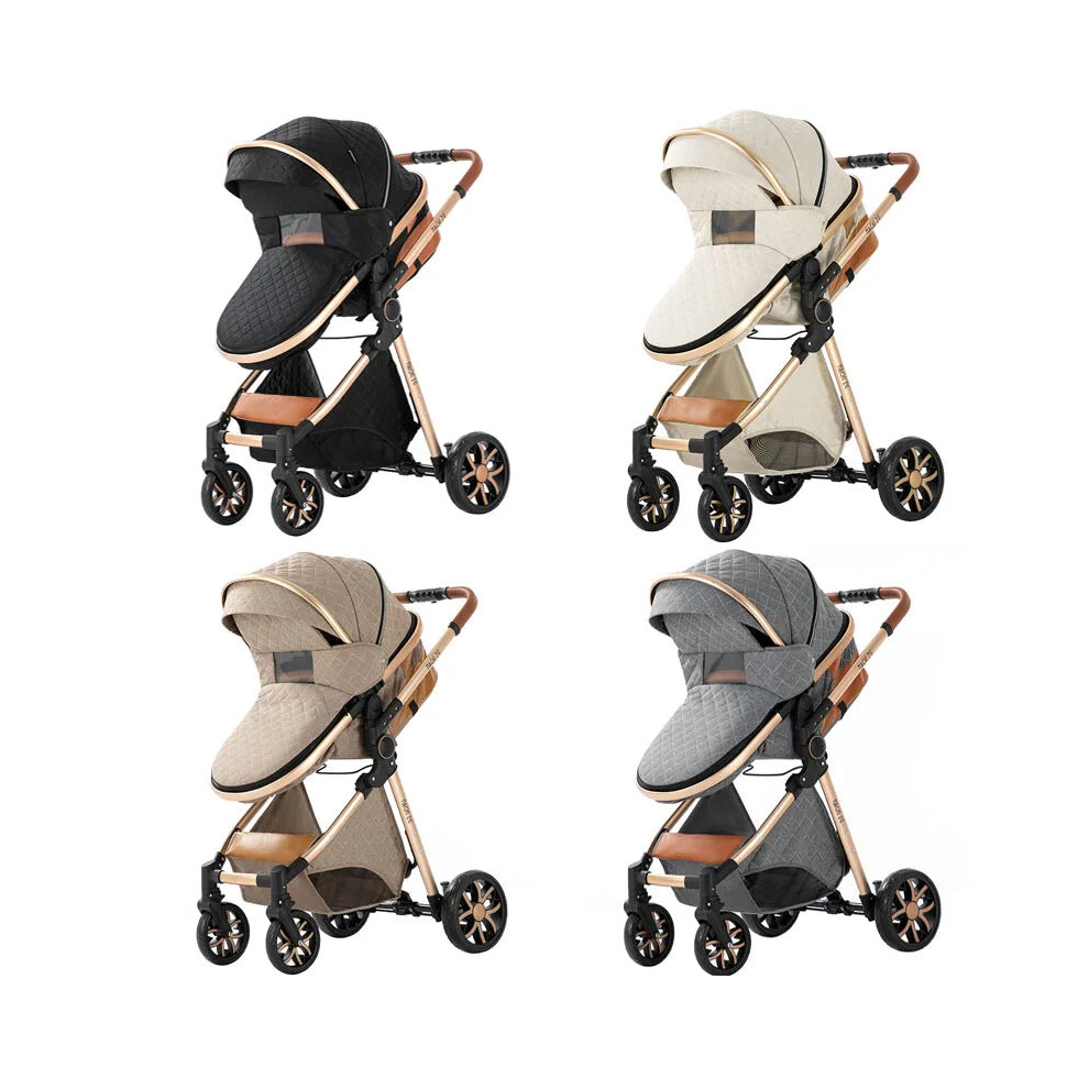 3-In-1 Multifunctional Lightweight Baby Stroller & Carriage With Luggage Compatibility 744759534583