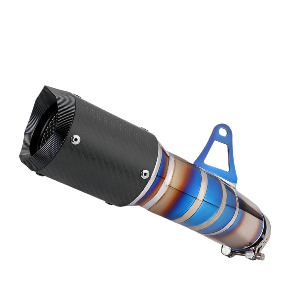 S1000rr 2017-2018 Motorcycle Titanium Alloy Exhaust Pipe: Enhanced Sliding Fiber Manifold Muffler Assembly 711181654561
