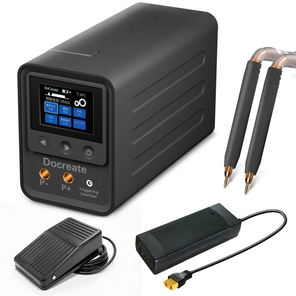 Advanced 2.4-Inch Screen Spot Welder With 999-Level Precision Adjustment And Super Farad Capacitor 726084103030
