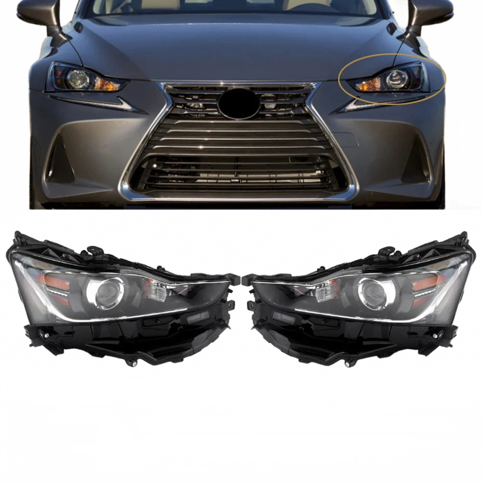 Oem Led Headlight Assembly For 2017-2020 Lexus Is250/Is350 - Left & Right Side Black 7445014994922