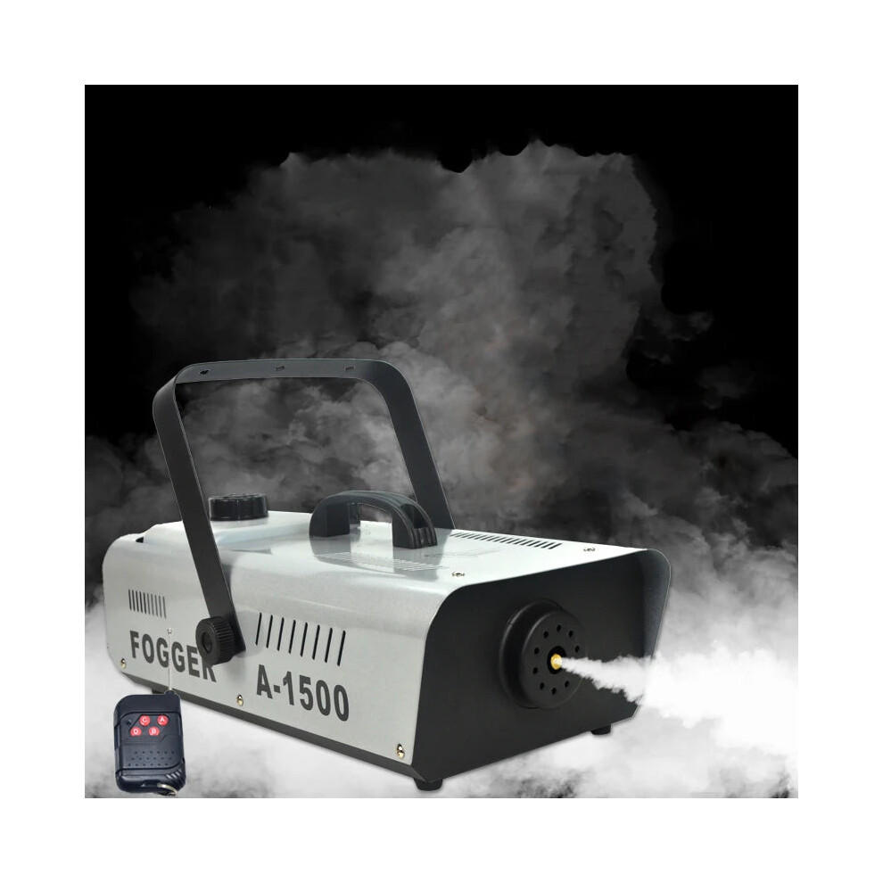 1500W Professional Thermostatic Fog Machine With Remote & Wired Control For Dj, Disco, Wedding & Stage Lighting 744110806106