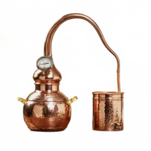 3L Pure Dew Red Copper Essential Oil Distiller - Oude Distillatie Machine & Huishoudelijke Zuiveraar