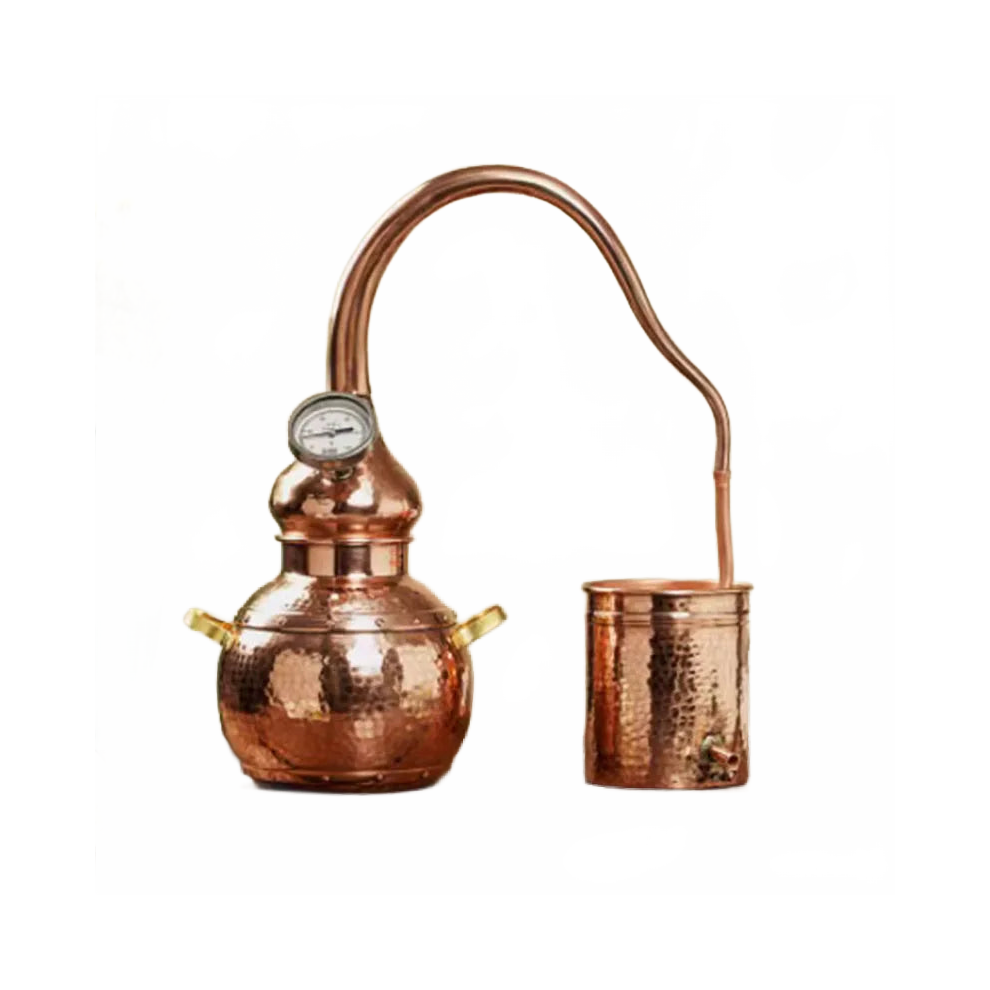 3L Pure Dew Copper Essential Oil Distiller - Ancient Distillation Machine & Household Purifier Red 726084578449