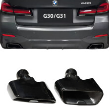 BMW G30/G31 M Performance Exhaust System: Stainless Steel Muffler Tip Tail for 525i, 530i, 540i (2018-2023)