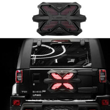 BJ40 Achterdeur Kentekenplaathouder voor Jeep Wrangler JK/JL - Achterklep Kentekenplaatbeschermer, 4x4 Off-Road Accessoire