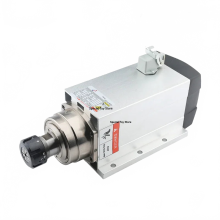 High-Performance 4.5kW ER32 Air-Cooled CNC Spindle, 220V/380V, 18,000 RPM, Square Mounting Flange for Milling Machines