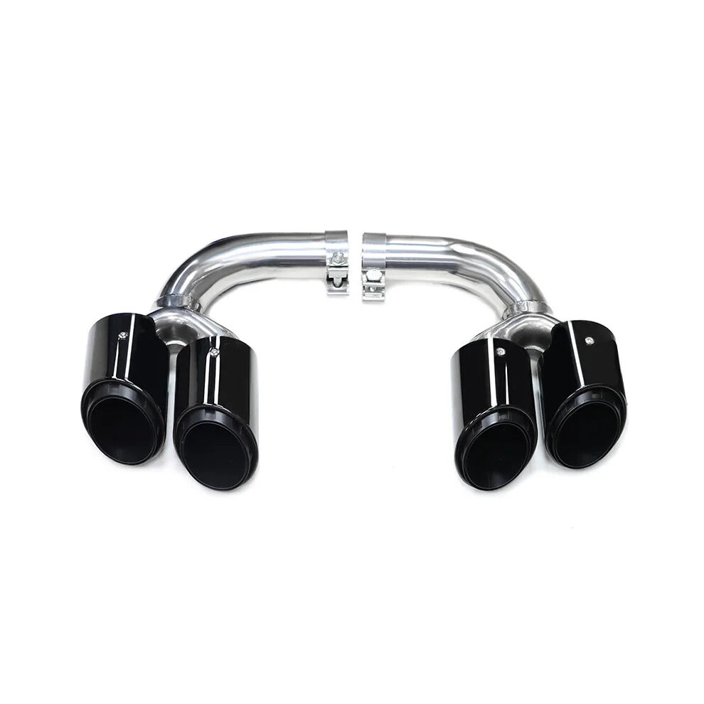 Porsche Cayenne 2018-2024 Triple Quad Sport Tailpipe Exhaust Muffler Upgrade - Original Replacement 7445039894863
