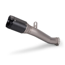 Aprilia RSV4 Titanium Alloy Exhaust with Carbon Fiber Tail Modification