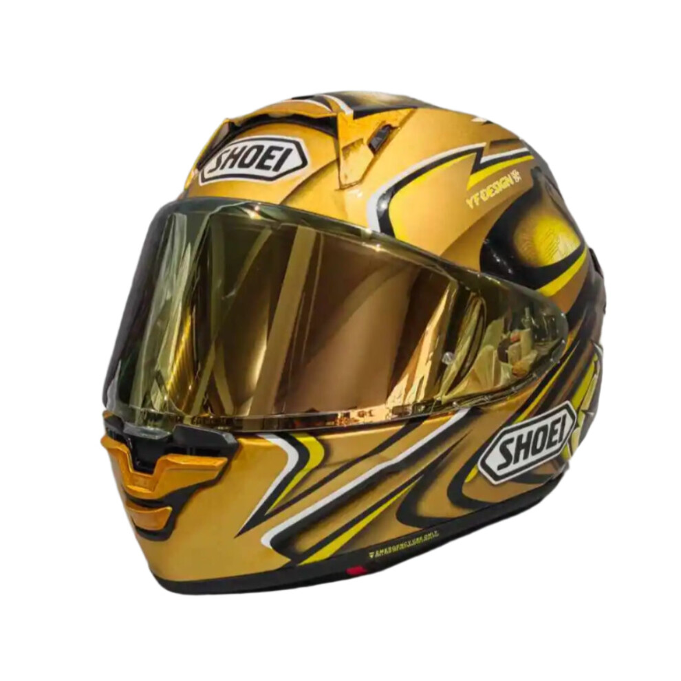 SPRO X15 Full Face Motorcycle Helmet - Gold Kato Daijiro TC-9 Design for Motocross & Racing-image-OPC-PHPZN8B-NEW