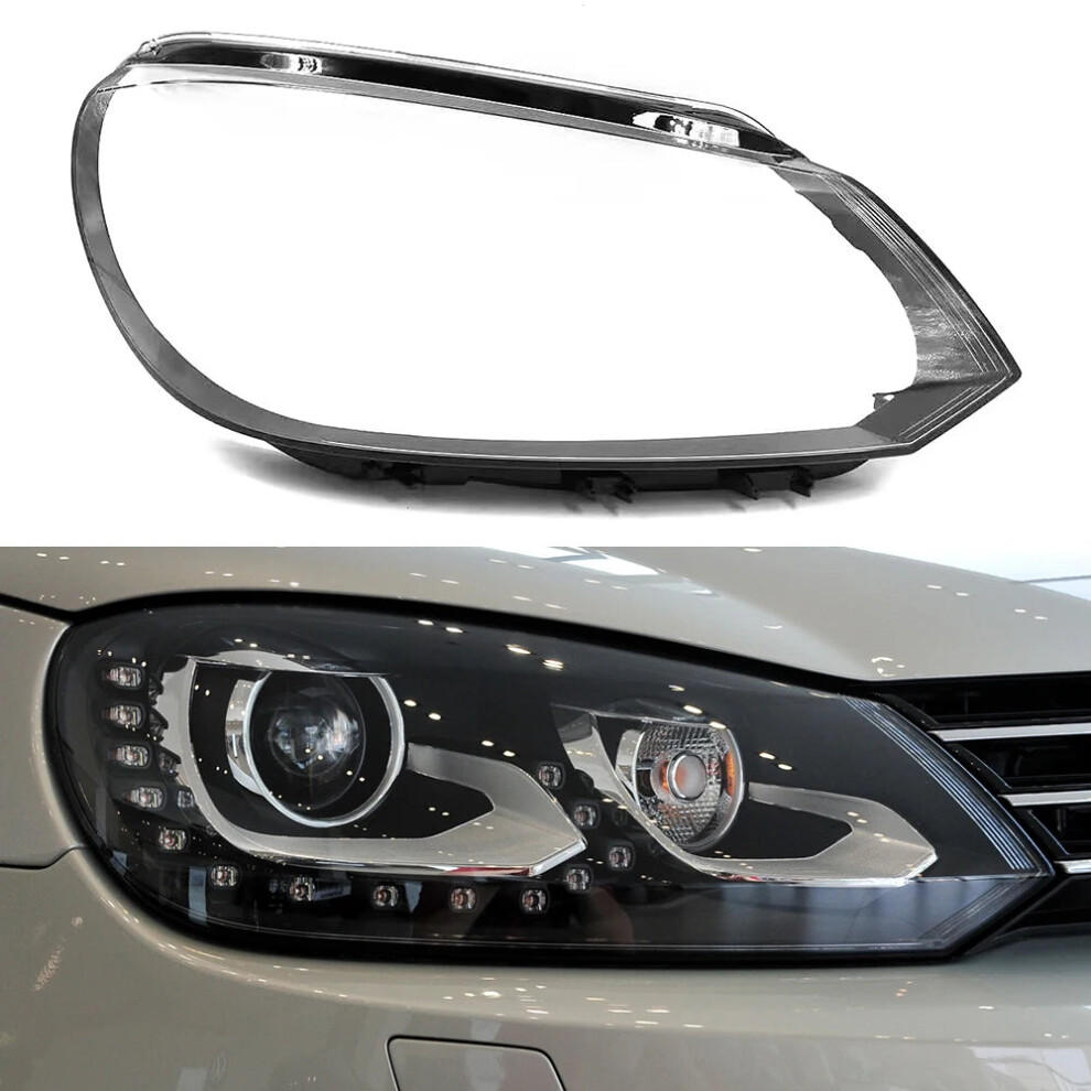 Volkswagen Eos 2011-2015 Headlight Lens Cover - Durable Auto Headlamp Lampshade Shell 7445018971943