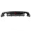 Carbon Fiber Rear Diffuser with LED Brake Light Style for Infiniti 1