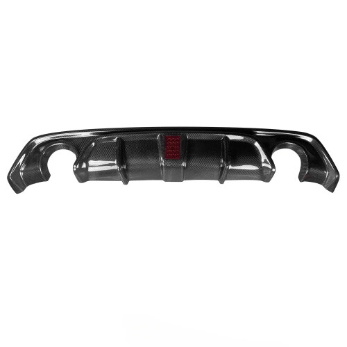 Carbon Fiber Rear Diffuser with LED Brake Light Style for Infiniti
