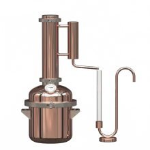 Koper Essentiële Olie Distilleerder - 8L Hydrosol Stoomdestilleer voor Thuisgebruik, Perfect voor DIY Kruiden- en Bloemextracten