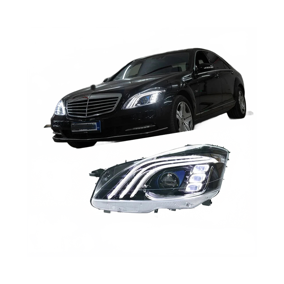 Led Headlight Assembly Upgrade For Mercedes Benz S-Class W221 (2006-2012) - Transform To Maybach Style 313089756776