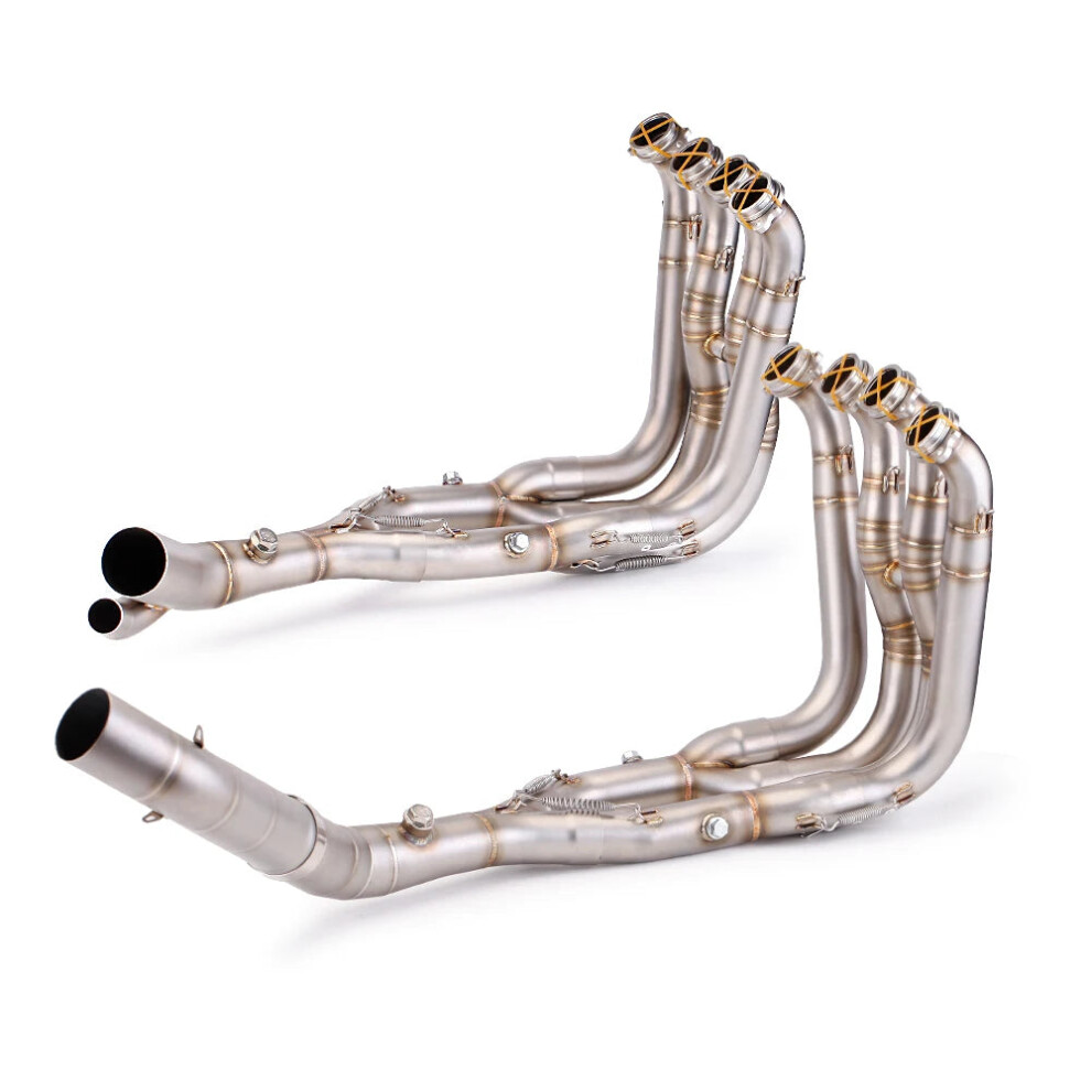 Bmw S1000r/S1000rr 2017-2020 Slip-On Exhaust System: Front Tube Link Pipe For Original Full Motorcycle Exhaust 313041129112
