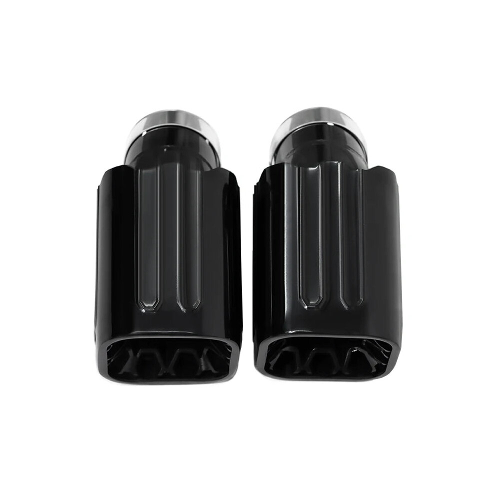 Stainless Steel Square Exhaust Tip Upgrade For Land Rover Defender 90/110 (2020-2024) Diesel Models 711181799545