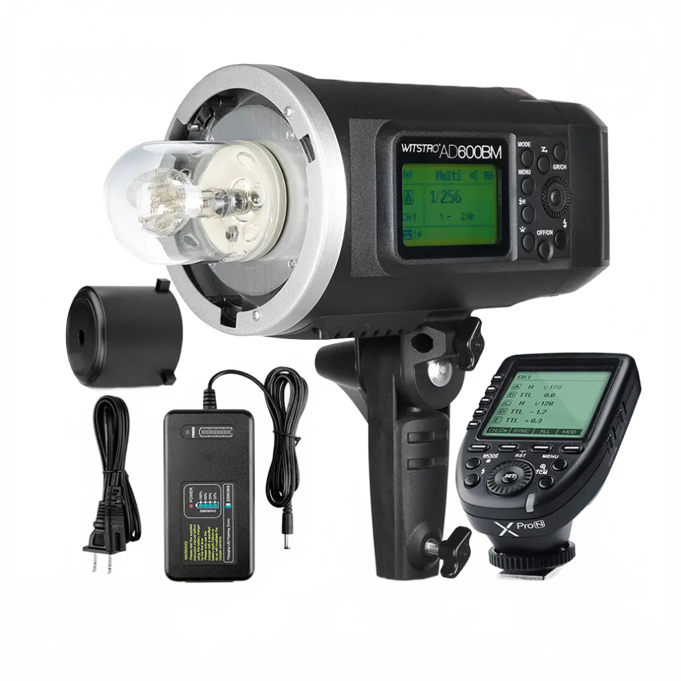 Godox Wistro Ad600bm 600W Outdoor Flash With Bowens Mount & 2.4G Wireless X System - Built-In 8700Mah Battery & Hss 1/8000S Sync 744110194739