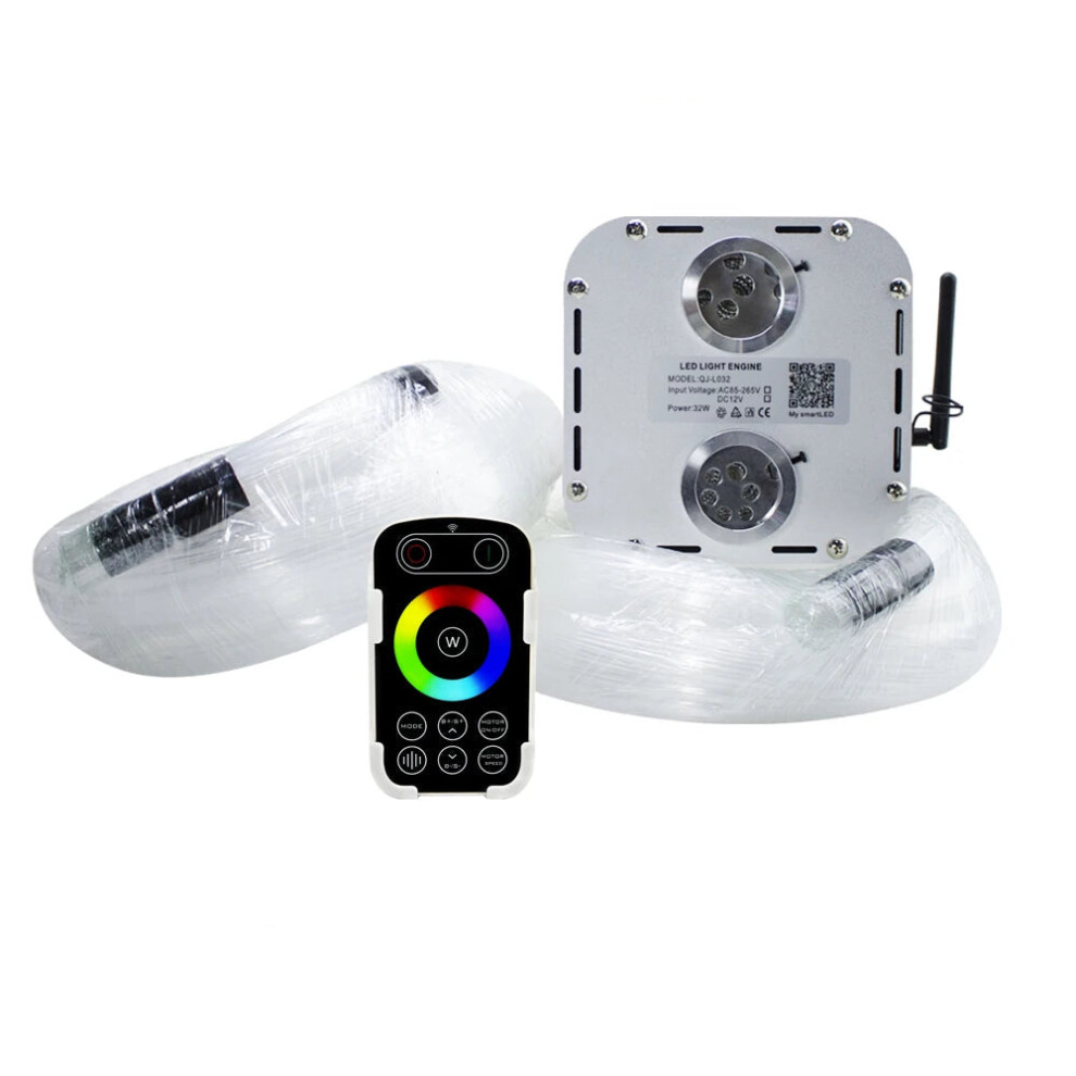 32W Rgbw Twinkle Dual Port Led Car Fiber Optic Star Ceiling Kit With Touch Rf Control For Starry Sky Effect Light 7445035816890
