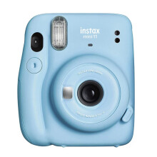 Fujifilm Instax Mini 11 Instant Camera - 5 Levendige Kleuren: Roze, Hemelsblauw, Antracietgrijs, IJswit, Lavendelpaarse