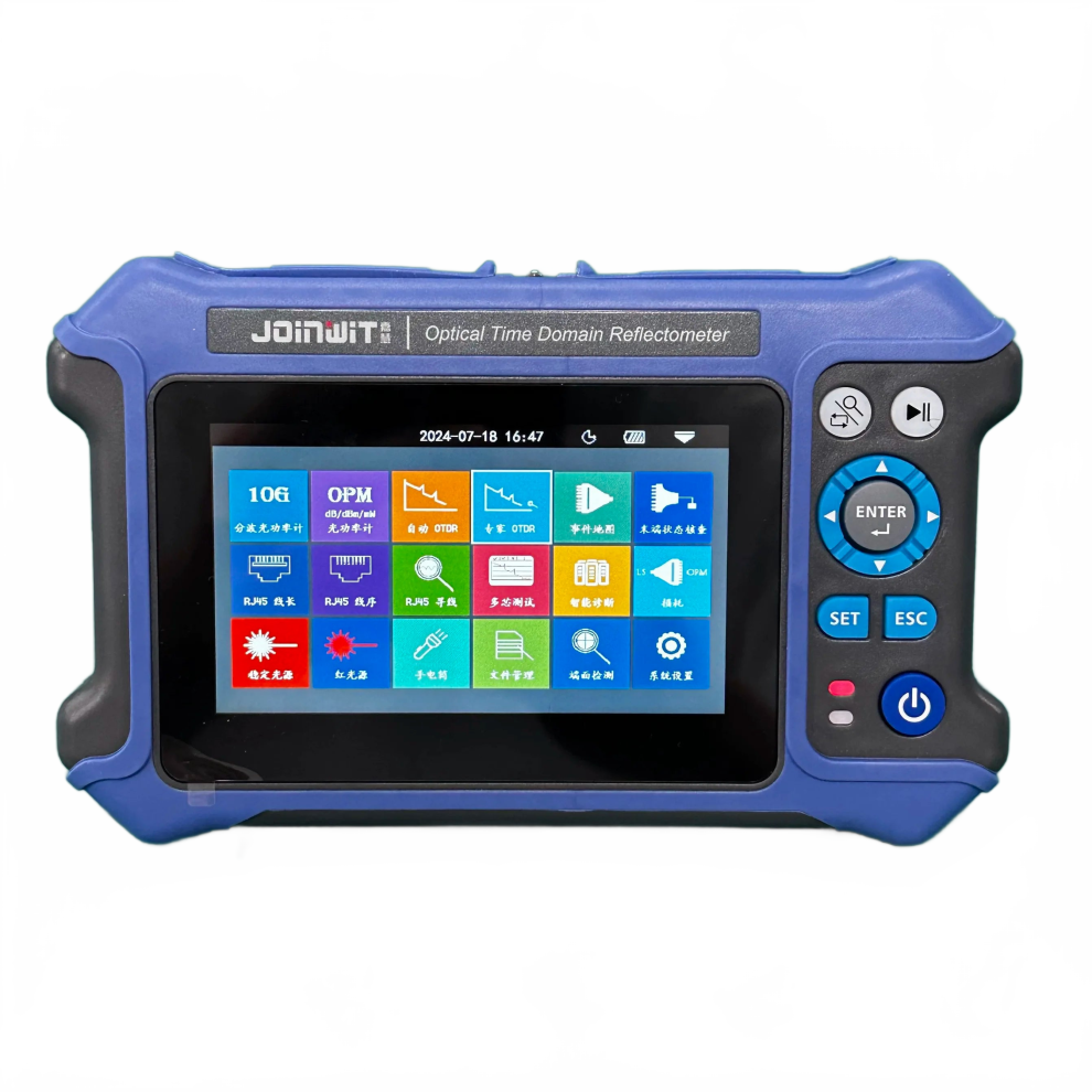 Joinwit Jw3302k Optical Time Domain Reflectometer With 28Db/26Db Dynamic Range, 1310/1550Nm Wavelength, 10G Opm, Vfl, And Optical Loss Test 313040181159