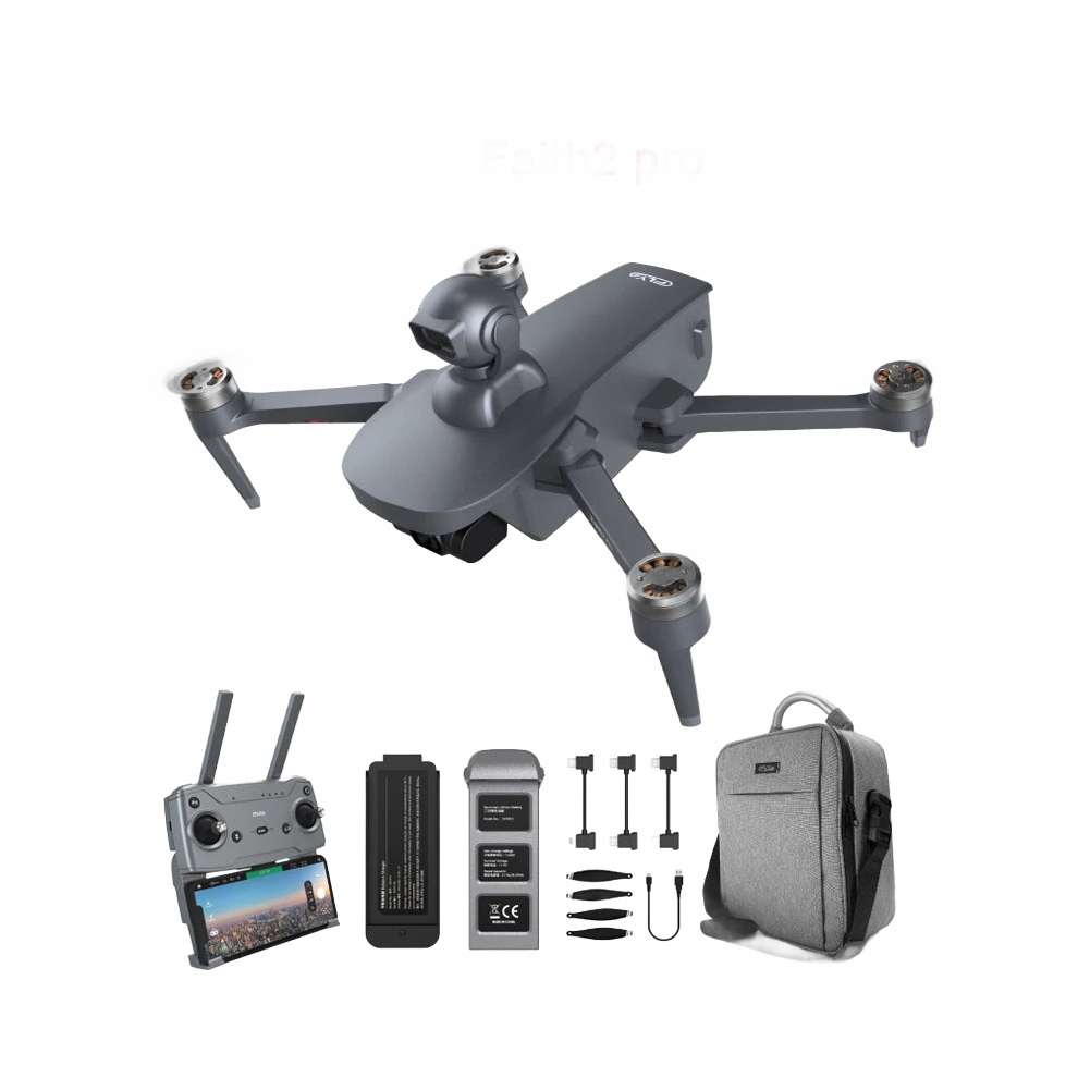 Cfly Faith2 Pro 4K Drone With 3-Axis Gimbal, 5-Direction Obstacle Sensing, 32-Minute Flight Time & 6Km Video Transmission 313041540542