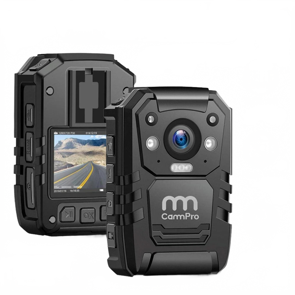 Cammpro I826 Police Body Cam - 1296P Hd, 128Gb, Premium Portable Body-Worn Camera Recorder, Ip66 Waterproof, Gps, Night Vision 313048931992