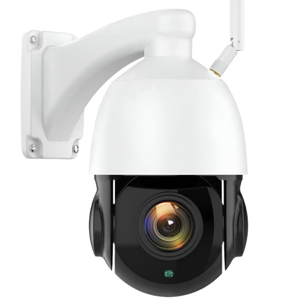 8Mp Hd Wifi Outdoor Security Camera With 30X Optical Zoom & High-Speed Spherical Motion - Compatible With Icsee App 7445035179193