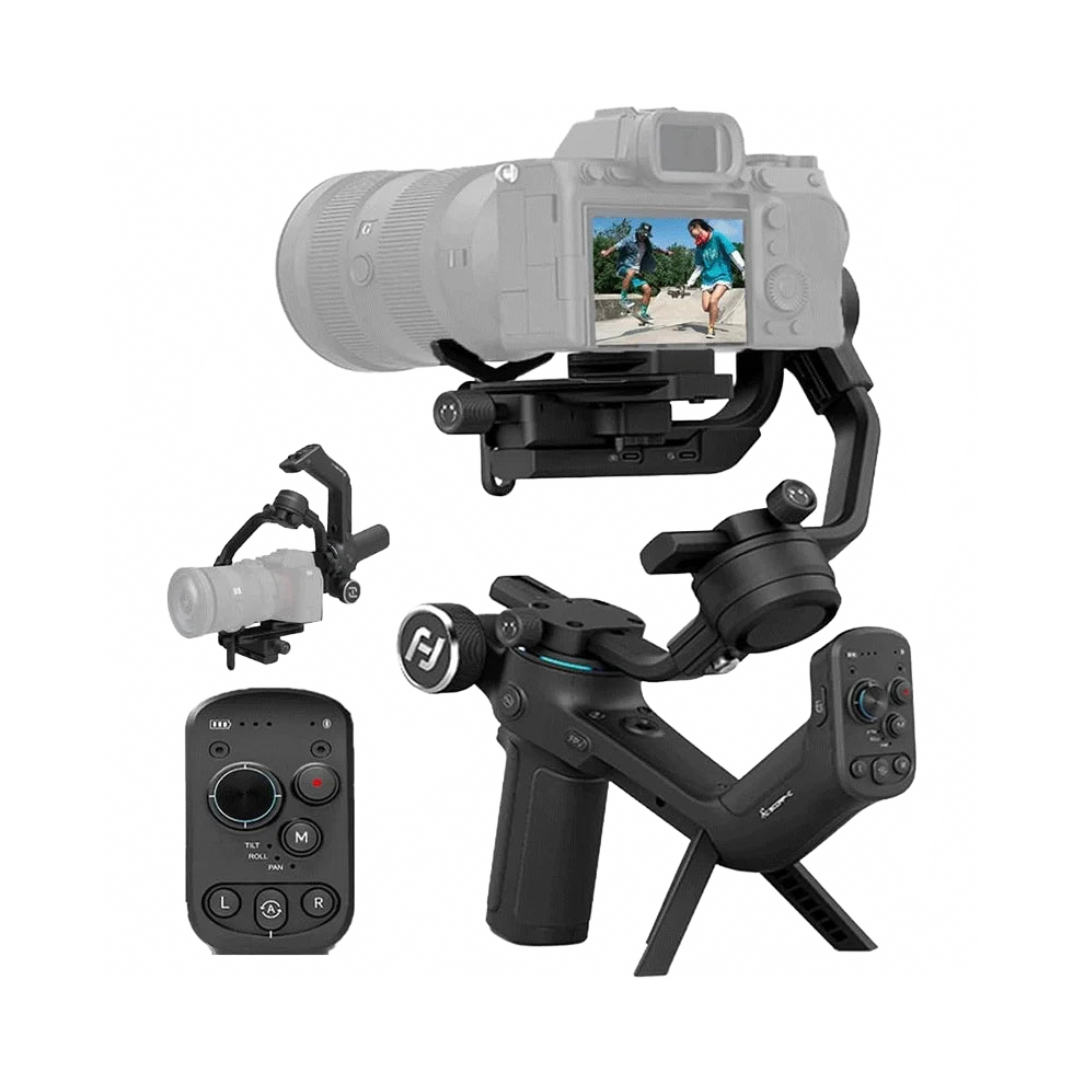 Feiyutech Scorp C 3-Axis Handheld Gimbal Stabilizer For Dslr Cameras - Supports Sony, Canon, Nikon With 2.5Kg Load Capacity 7445031080097