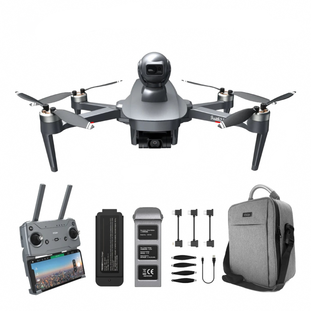 Fly Faith2 Pro 4K Drone: Professional 3-Axis Gimbal, Gps, And 540 Remote-Controlled Quadcopter With Obstacle Avoidance Camera 7445018670655