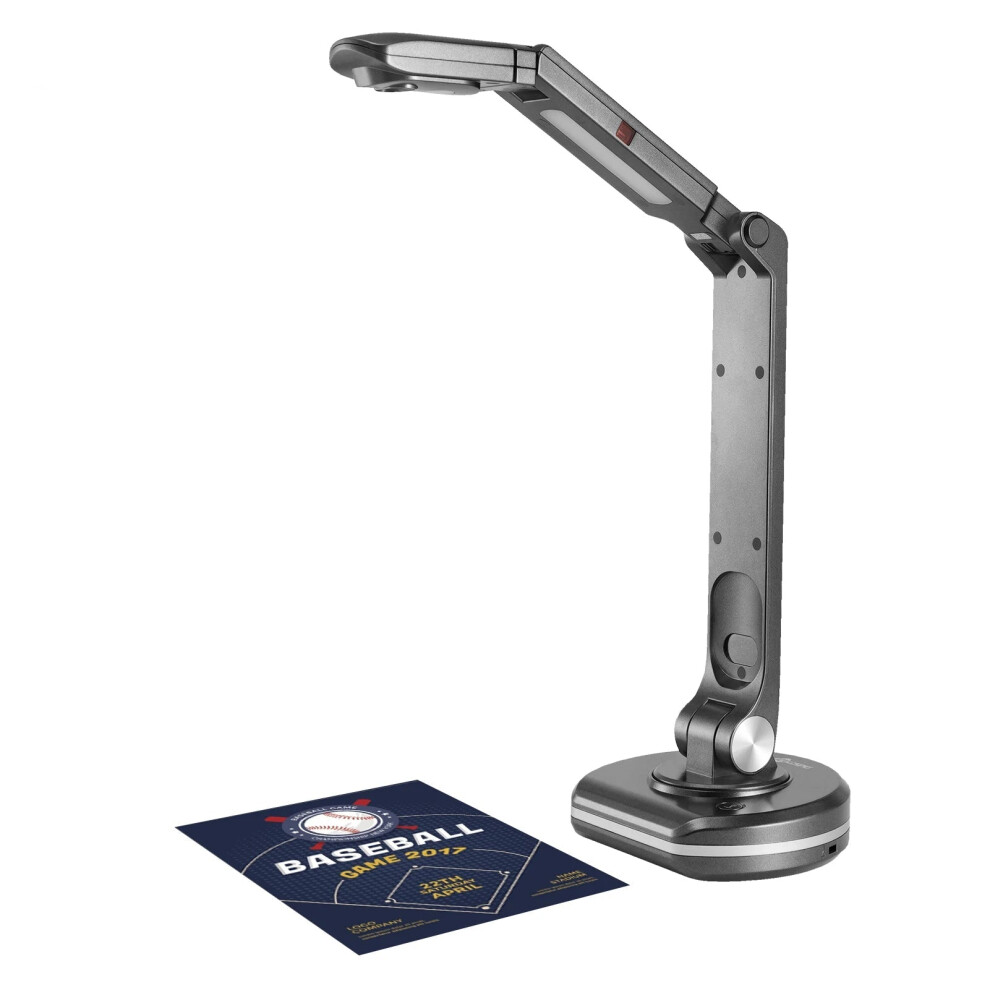 Joyusing V500s 2-In-1 Document Camera & Book Scanner With Autofocus, 8Mp A3 Scanning, Led Usb Webcam For Mac & Windows Light 313043363347