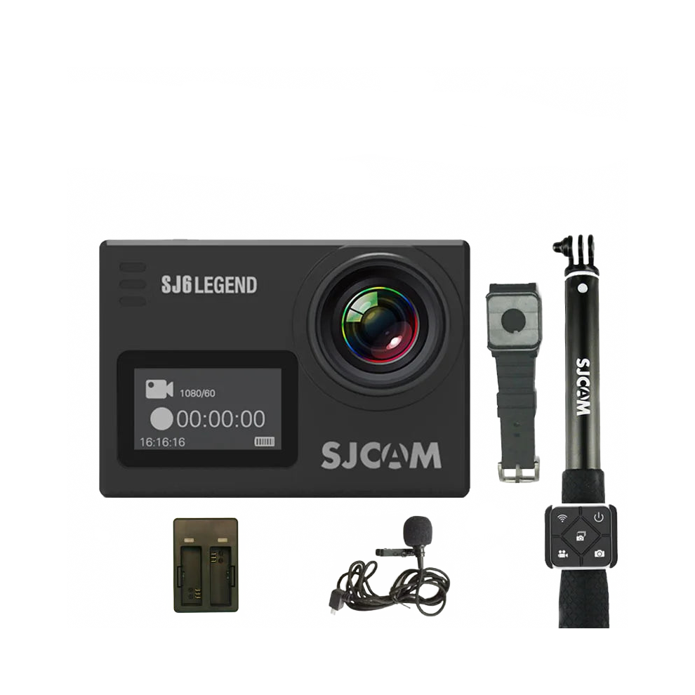 Sjcam Sj6 Legend 4K Action Camera With Remote, 30M Waterproof Sports Dv, 2.0 Touchscreen Helmet Camcorder & Accessories 313113559540