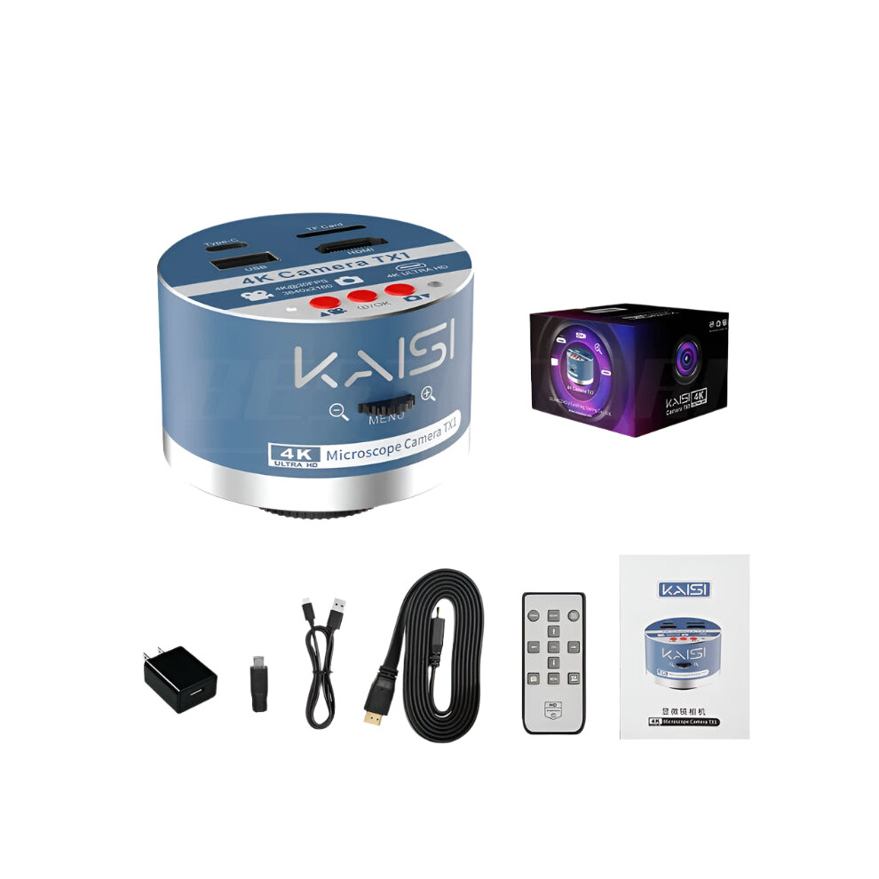 Kaisi Tx1 4K Microscope Camera With Sony Imx678 Lens Â Hdmi & Usb-C Dual Interface, Synchronous Output, 1/1.8-Inch Sensor 7445020515517