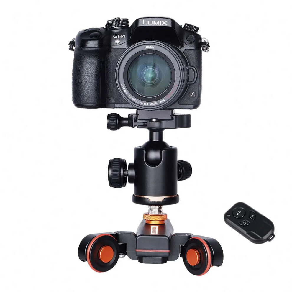 Yelangu Autodolly L4x Motorized Electric Track Slider With Remote Control & Adjustable Speed For Dslr & Smartphone Video 744759796011