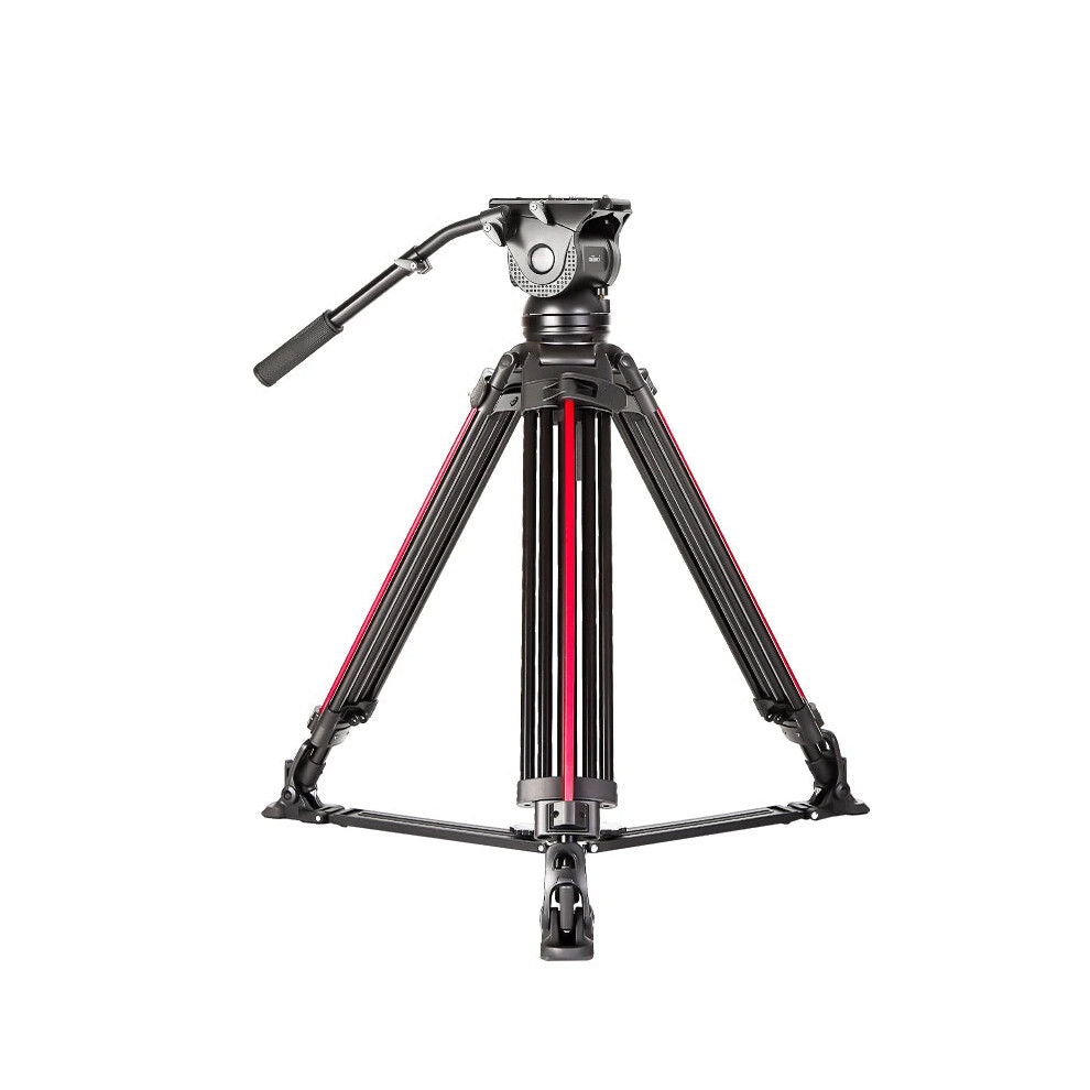 Professional Broadcast Video Tripod With Fluid Head - Supports Up To 18Kg For Dslr Cameras & Camcorders 726084165441