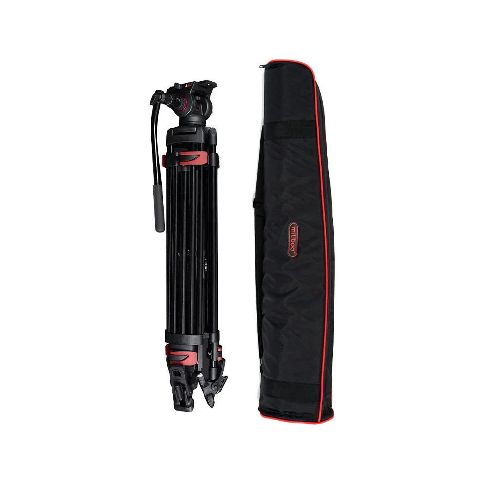 Miliboo Mtt609a Heavy Duty Dslr Camera Tripod With Hydraulic Head - Supports Up To 15Kg For Professional Video 313106559526