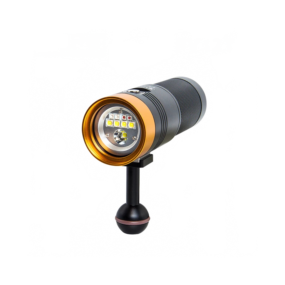 Supe Scubalamp Pv32t 3000 Lumens Multi-Color Underwater Video & Photography Dive Light 384921434237