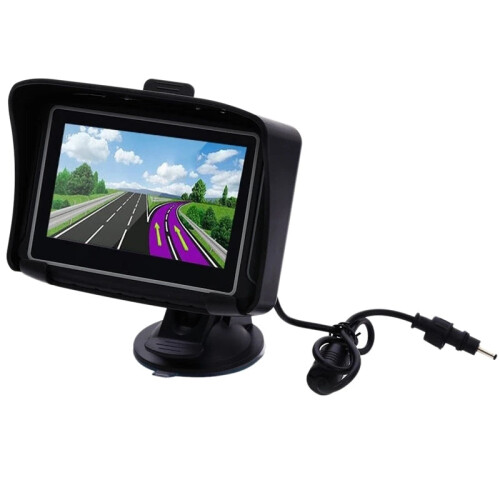 IPX7 Waterproof 4.3-Inch Motorcycle GPS Navigation System