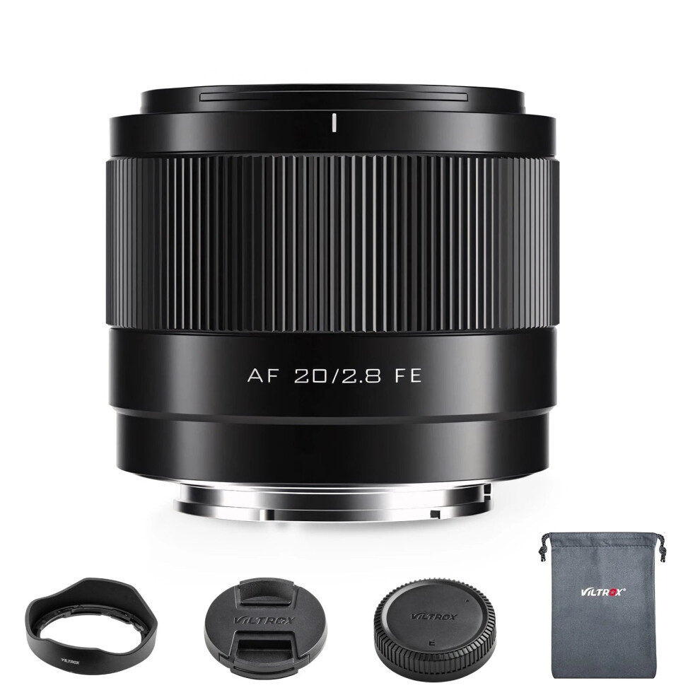 Viltrox 20Mm F/2.8 Ultra-Wide Angle Autofocus Lens For Sony E & Nikon Z Mount - Perfect For Full Frame Vlogging On A7c & A6400 7445032625655