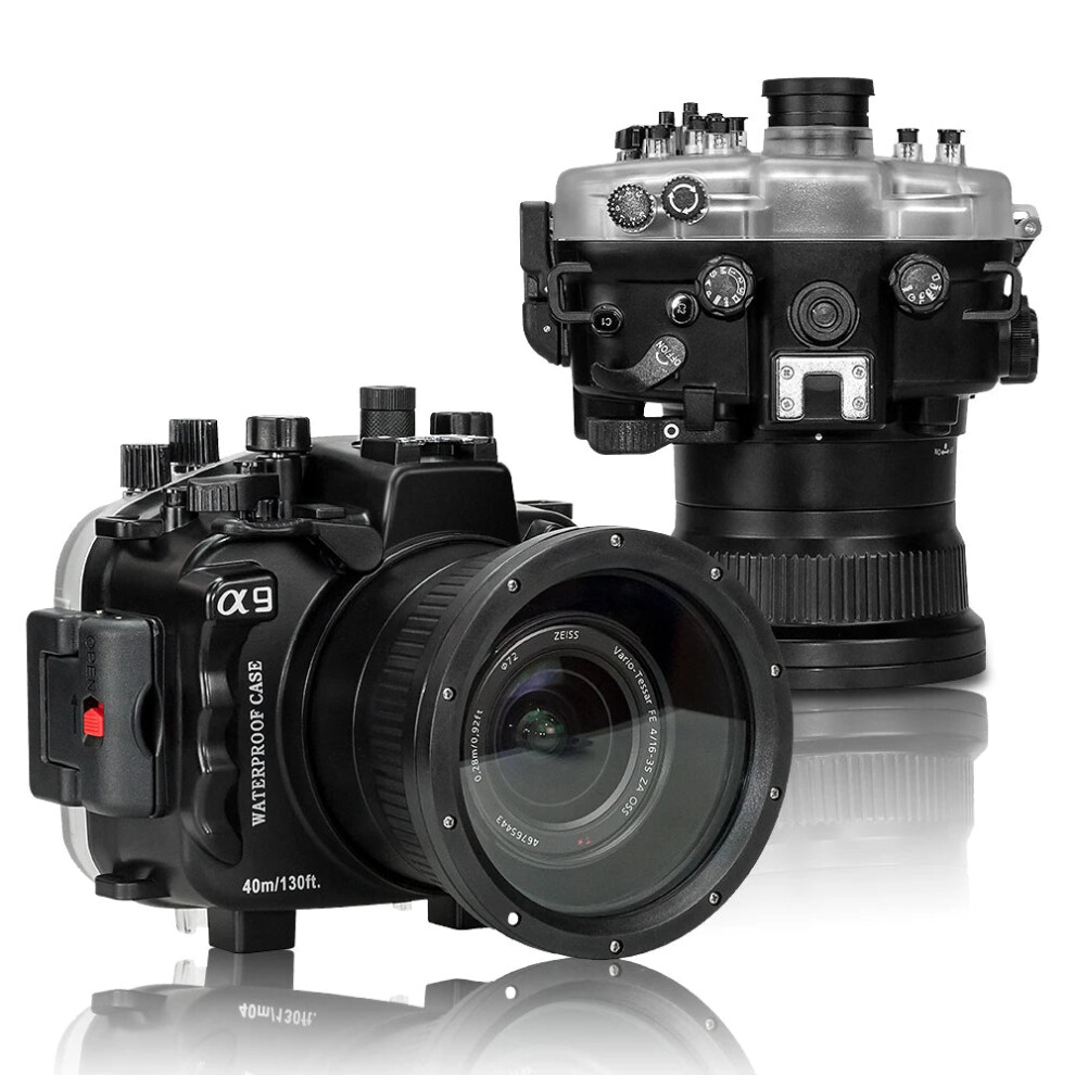 Seafrogs Waterproof 40M/130Ft Underwater Diving Camera Housing For Sony A9 7445039899851