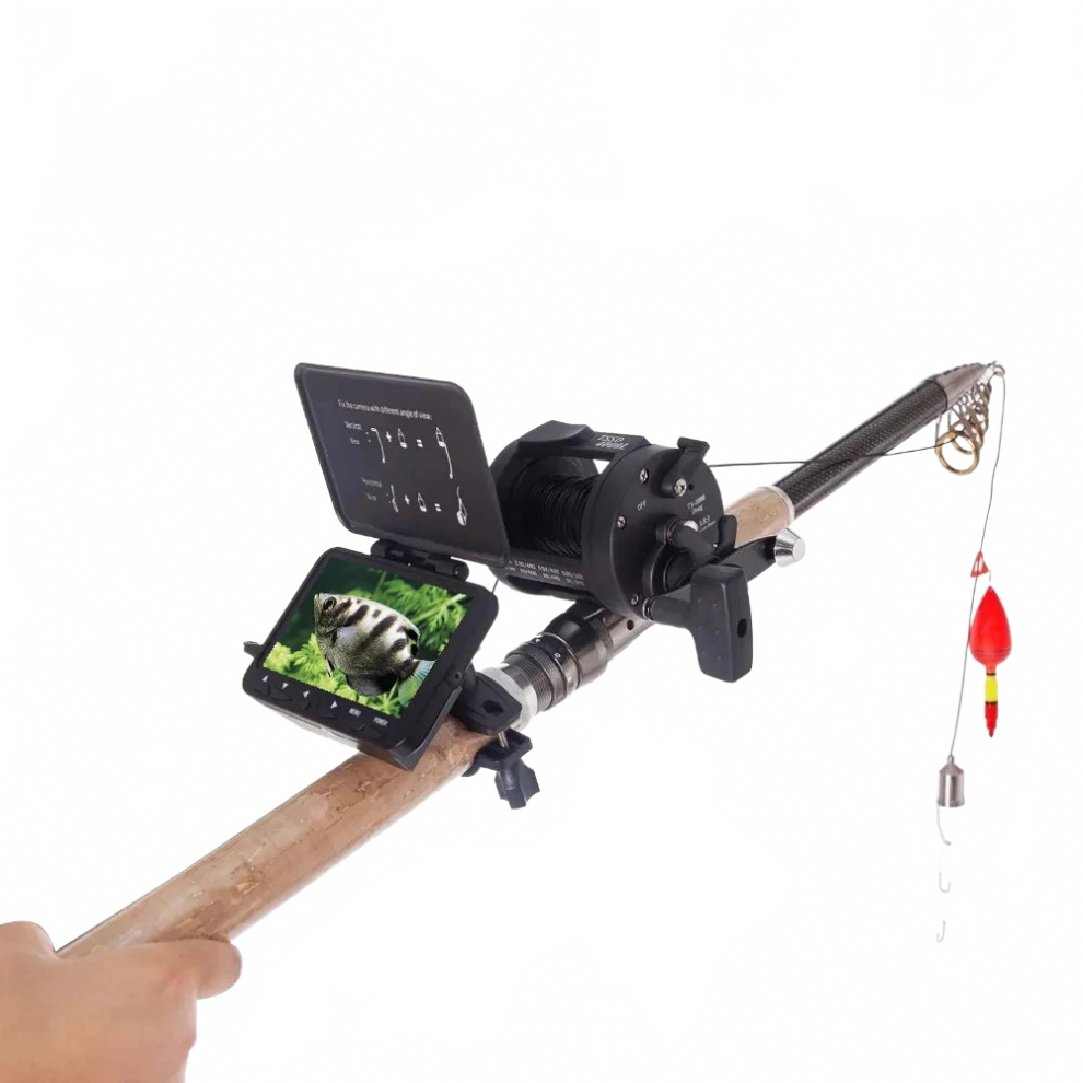 Syanspan Portable Underwater Fishfinder Dvr Camera With 30M Cable, Ir Led, 1000Tvl Hd, 4.3 Monitor - Rod Installable 7445033255257