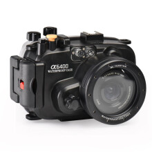 Waterdichte camerabescherming voor duiken voor Sony A5000-A6400 met 16-50mm lens - bescherming tot 40 meter diepte