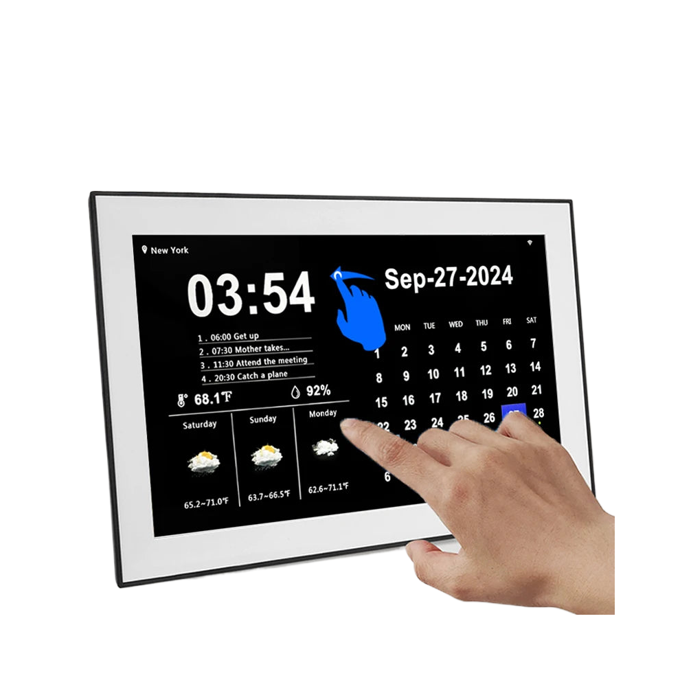 15.6-Inch Wifi Digital Calendar With Touchscreen: Desktop Planner & Weather, Medicine Reminder For Dementia & Alzheimer's 7445019836852