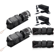 Dual Pack Electric Underwater Sea Scooters - 20m Waterproof Snorkeling & Swimming Gear