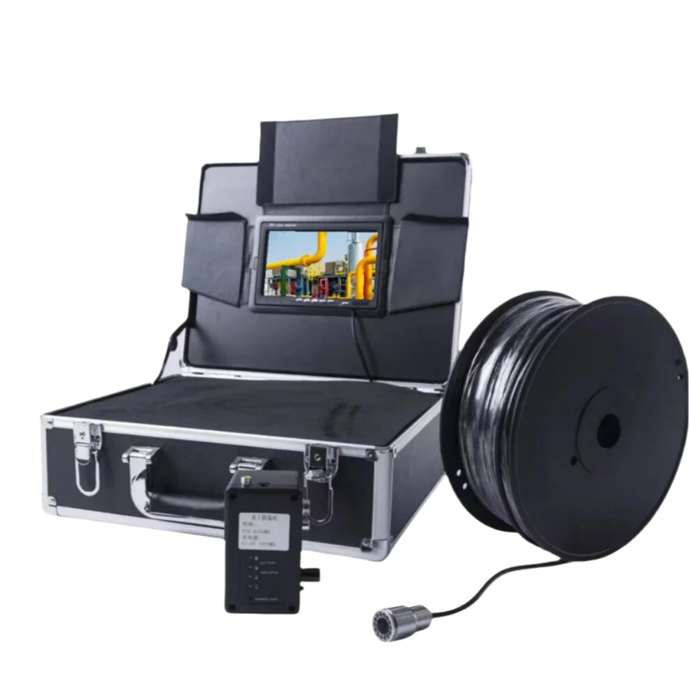 Syanspan 200M Underwater Well Camera With 7 Screen & 8Gb Dvr - Ip68 Waterproof Fishing Finder With 25Mm Camera Head 7445018263260