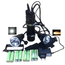 UranusFire XHP70. 2 LED Taucherlampe - Leistungsstarke Unterwasser - Tauchlampe mit Split - Typ - Design